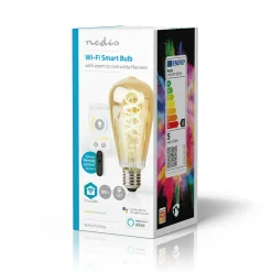 Nedis WIFILRT10ST64 SmartLife LED Filament Lampe