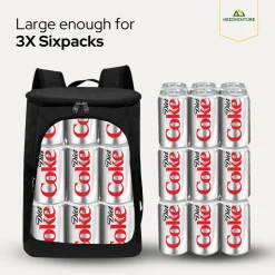 Needventure 20 Liter Black Kühlrucksack