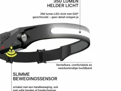 Nexxt Handy Brite wiederaufladbare LED-Stirnlampe