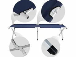 NordFalk XL 190 x 64 cm Feldbett - Blue