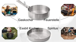 Norskskin 1 Persons Camping Kochgeschirr