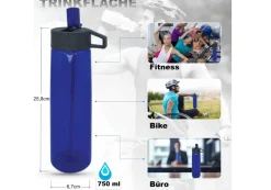 Norskskin BPA freie Trinkflasche - 0,75L