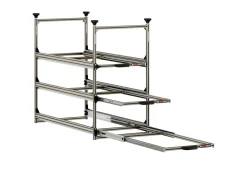 Nova Racks Serie M 3 Ebenen Seitenauszug - 40x90x112 cm