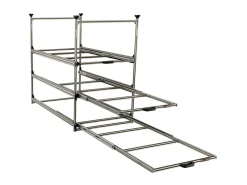 Nova Racks Serie M 3 Ebenen Seitenauszug - 60x120x112 cm