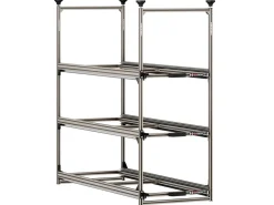 Nova Racks Serie M 3 Ebenen Seitenauszug 40x120x112 cm