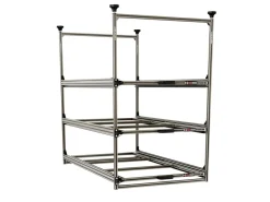 Nova Racks Serie M 3 Ebenen Seitenauszug - 60x120x122 cm