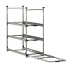 Nova Racks Serie M 3 Ebenen Seitenauszug 40x120x122 cm