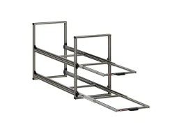 Nova Racks Serie V 2 Ebenen Heckauszug - 40x120x55 cm