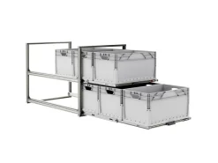 Nova Racks Serie V 2 Ebenen Heckauszug - 60x120x75 cm
