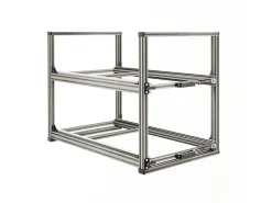 Nova Racks Serie V 2 Ebenen Heckauszug - 40x90x65 cm