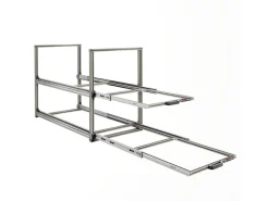Nova Racks Serie V 2 Ebenen Heckauszug - 40x120x75 cm