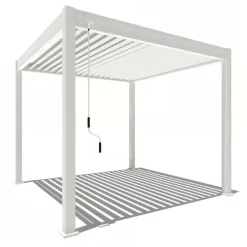 Novum ORION 300 x 300 cm Pergola - White