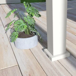 Novum ORION 300 x 300 cm Pergola - White