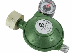 Obelink 30 mbar 1/4 Links Druckregler mit Manometer