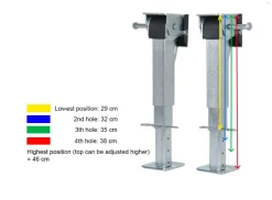 Obelink 290-460 mm ausfahrbare Wohnmobil-Hubstützen