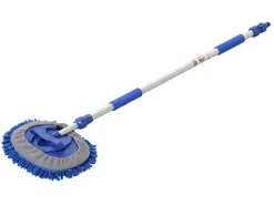 Obelink 250 teleskopische Mikrofaser-Waschbürste - Blau