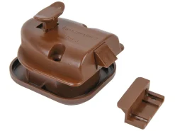 Obelink abschließbares Schrankeinbauschloss - Dark brown