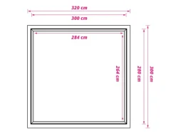 Obelink Air Bodenplane 300 x 320 cm