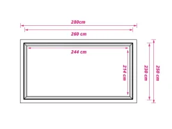 Obelink Air Bodenplane 250 x 280 cm