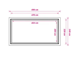 Obelink Air Bodenplane 240 x 490 cm