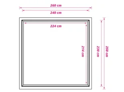 Obelink Air Bodenplane 250 x 260 cm