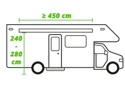 Obelink Ambassador 380 Easy Air Connected Wohnmobil-/Wohnwagen-Vorzelt
