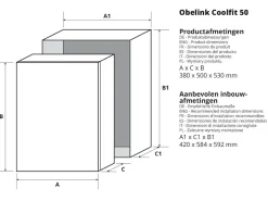 Obelink Coolfit 50 Kompressor Kühlschrank