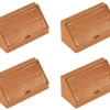 Obelink Eckverbinder mit Kappe - Dark brown
