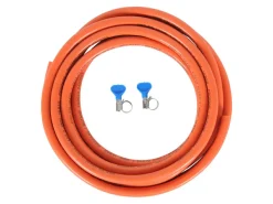 Obelink Gasschlauch mit Schlauchklemmen - 5 m