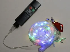 Obelink LED-Abspannleine mit Akku – Multicolour