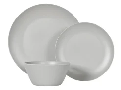 Obelink Matt Grey Geschirrset - 12-teilig