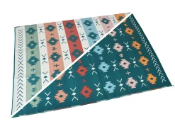 Obelink Patio Mat Aztec 370 x 270 cm Zeltteppich