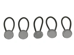 Obelink Set Gummischlaufen mit flachem Knopf - 9 cm