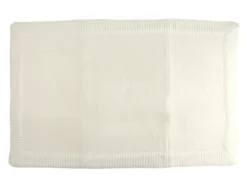 Orange85 50 x 80 cm Polyester Badematte - White
