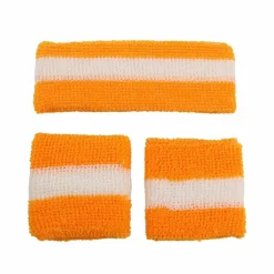 Orange85 Stripe Schweißband-Set - Orange