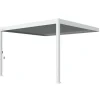 Orion Deluxe 360 x 400 cm wall pergola - White