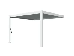 Orion Deluxe 360 x 400 cm wall pergola - White