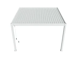 Orion Deluxe 360 x 400 cm wall pergola - White