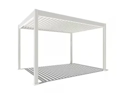 Orion Deluxe 300x400cm elektrische Pergola mit LED - weiß