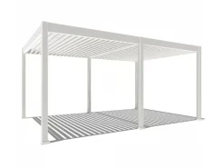 Orion Deluxe 360x530cm elektrische Pergola mit LED - weiß