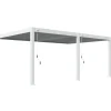 Orion Premium 400 x 600 cm Wall pergola - White