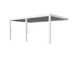 Orion Premium 400 x 600 cm Wall pergola - White