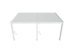 Orion Premium 400 x 600 cm Wall pergola - White