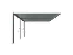 Orion Premium 400 x 600 cm Wall pergola - White