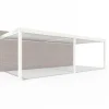 Orion Premium 400x800 cm elektrischer LED pergola - Wand