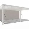 Orion Premium 400x600cm elektrischer LED pergola - Wand