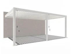 Orion Premium 400x600cm elektrischer LED pergola - Wand