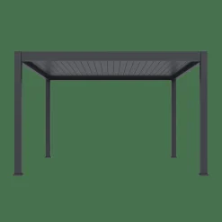 Orion Premium 400x400cm elektrische Pergola mit LED - anthrazit