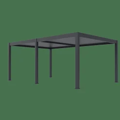 Orion Premium 400x600cm elektrische Pergola mit LED - anthrazit