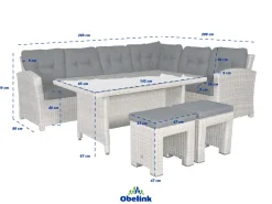 Outdoor Feelings Casablanca rechts Eck-Loungeset